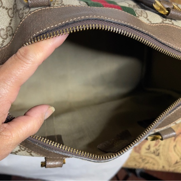 ‼️SOLD‼️ Gucci Boston GG Canvas Sherry Line handbags - Picture 9 of 13